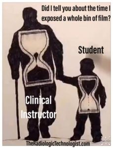 clinical instructors help students