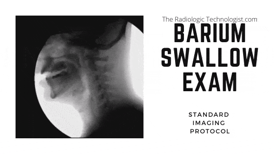 barium swallow standard protocol