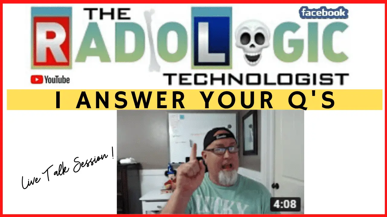 I answer your radiology questions live on YouTube