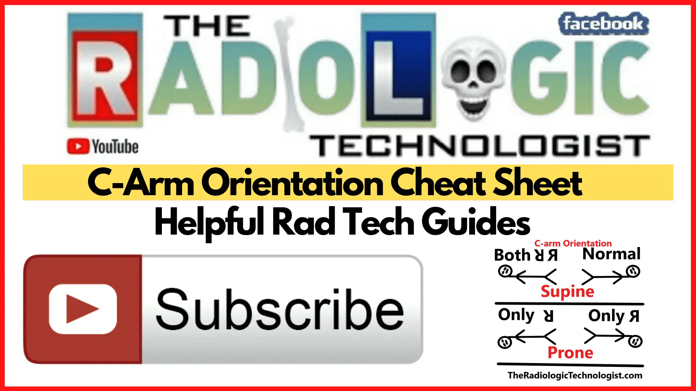 C-arm Orientation Cheat Sheet for Rad Techs